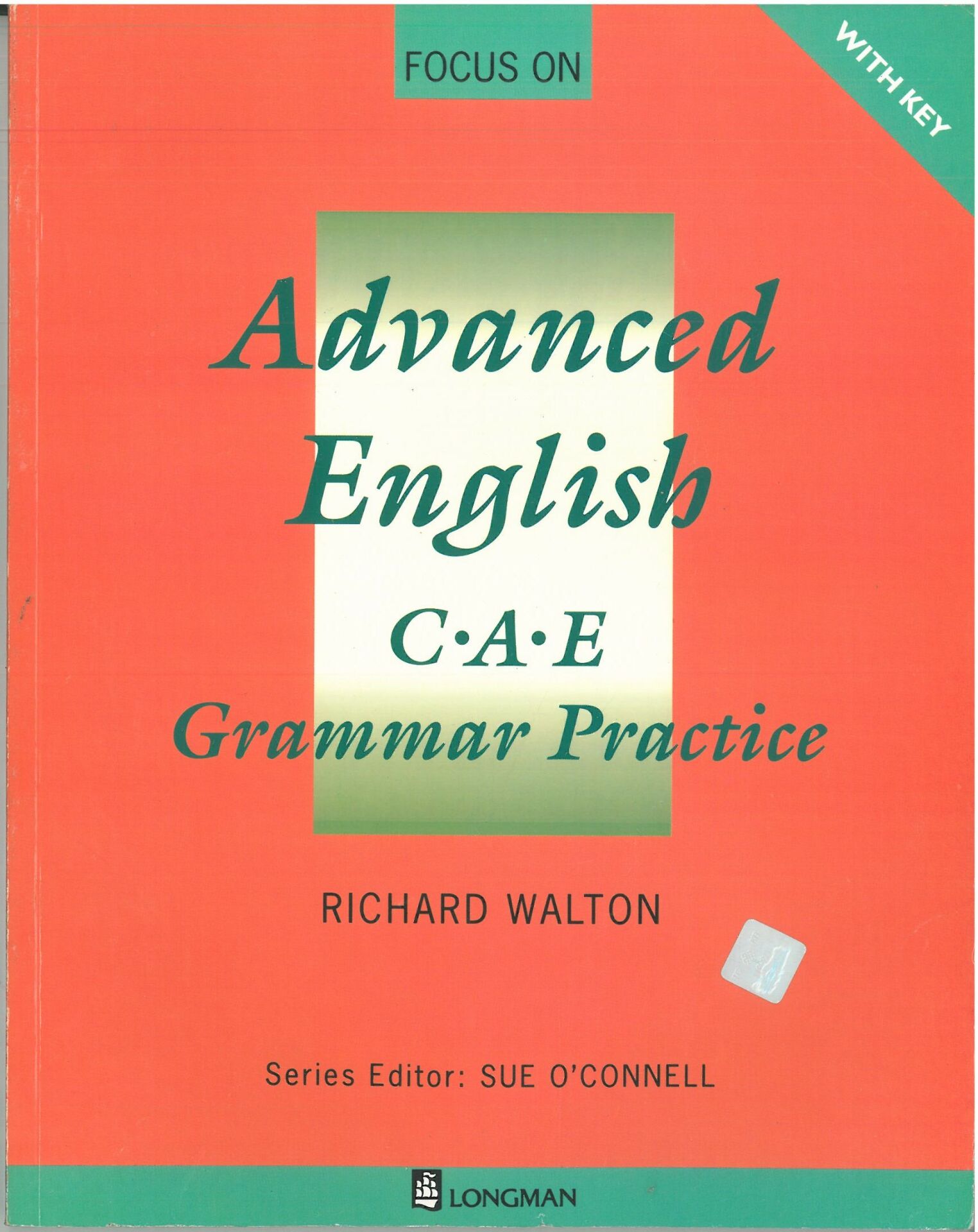 Focus on Advanced English: CAE Grammar Practice with Key (Basım Yılı 1998)