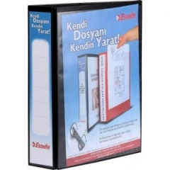 Esselte 4 Halkalı D Mekanizmalı Klasör Siyah SLT-4656741