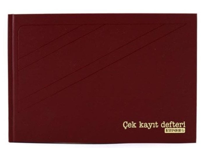 Bayındır Çek Kayıt Defteri 17x24 Ciltli 48 Yaprak