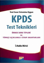 KPDS Test Teknikleri - Örnek Soru Tipleri ve Türkçe Açıklamalı Cevap Anahtarları