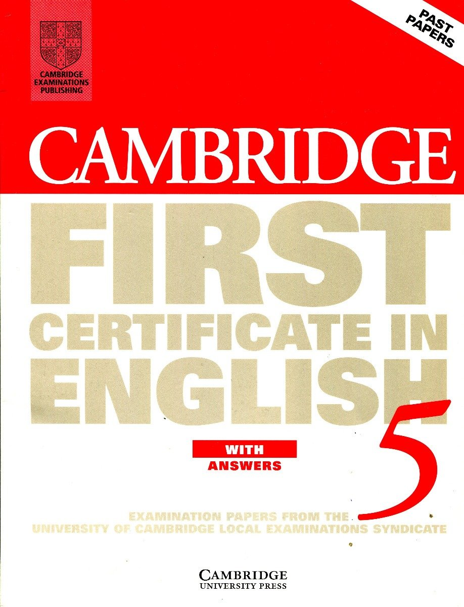 Cambridge First Certificate in English 5 Student's Book with answers