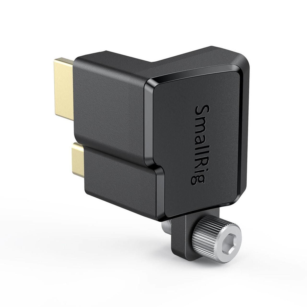 SmallRig AAA2700 BMPCC 4K Kafesi için HDMI ve Type-C Dik Açı Adaptörü