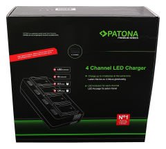 Patona Sony NP-F960   Premium Dörtlü Şarj Aleti Cihazı