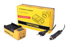 Patona EN-EL 14 Nikon Canon Tekli Synchron USB Charger LCD Ekranlı