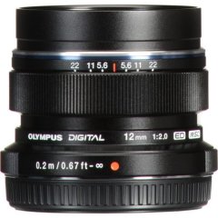 Olympus 12mm f/2.0 Lens (Black)