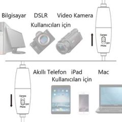 LensgoDM1 Kablolu İkili Yaka Mikrofonu Seti