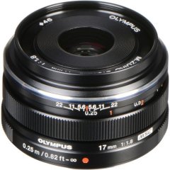 Olympus 17mm F/1.8 Lens - Black