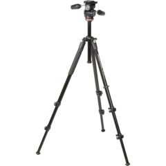 Manfrotto MK290XTA3-3W 290 XTRA Kit 3 Sekmeli + MH804-3W Başlıklı Kit