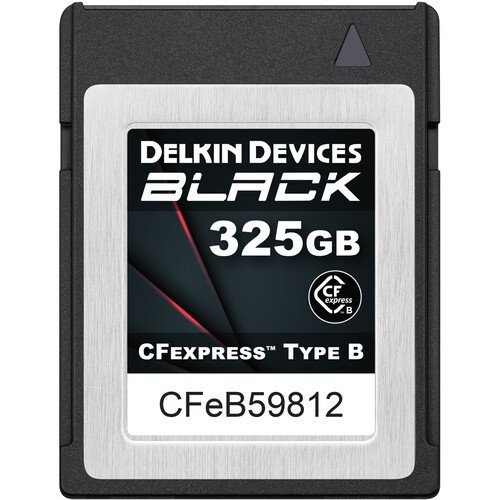 Delkin Devices 325GB Black CFexpress Type B Hafıza Kartı (DCFXBBLK325)