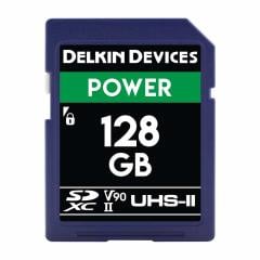 Delkin Devices 128GB Power SDXC UHS-II (U3/V90) Memory Card (DDSDG2000128)