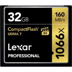 Lexar 32GB Professional 1066x CompactFlash 160MB/sn Hafıza Kartı
