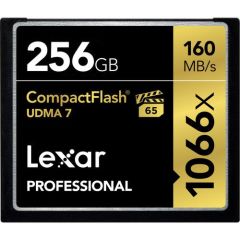 Lexar 256GB Professional 1066x CompactFlash 160MB/sn Hafıza Kartı