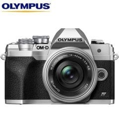 Olympus E-M10 Mark IV 14-42mm Lensli Kit (Silver)