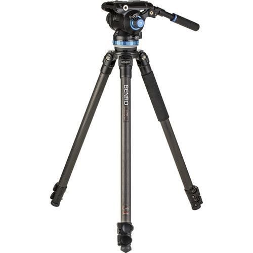 Benro C-373FBS8PRO Carbon Fiber Hidrolik Profesyonel Video Tripod Kit