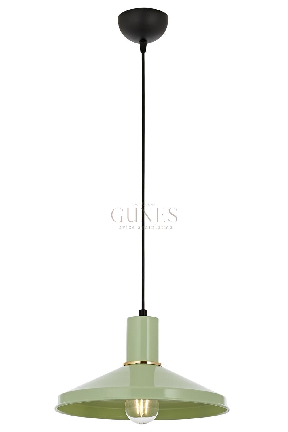 Yeşil Boyalı Modern Avize AVONNI AV-4106-M24-GREEN