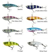 SAVAGE SALT E-SG 3D MINNOW VIB BLADE 4,5CM 8,5G PURPLE ZEBRA GLOW 58874