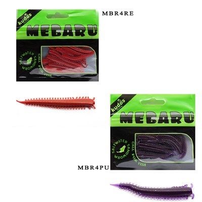 KUDOS MEBARU SALTWATER SANDWORM MEBARU WORM PURPLE 4CM 15 PCS