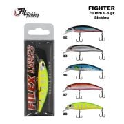 FİLEX LURES FİGHTER SİNKİNG MAKET BALIK 70 MM 9.6 GR