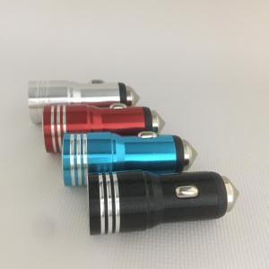 Araç Şarj Soketi - Çift Girişli Usb/KIRMIZI