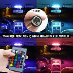 RGB Kumandalı T10 Led