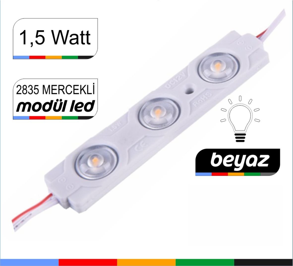 1.5 Watt Küçük Beyaz Modül Led