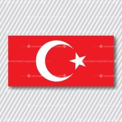 Türk Bayrağı Sticker