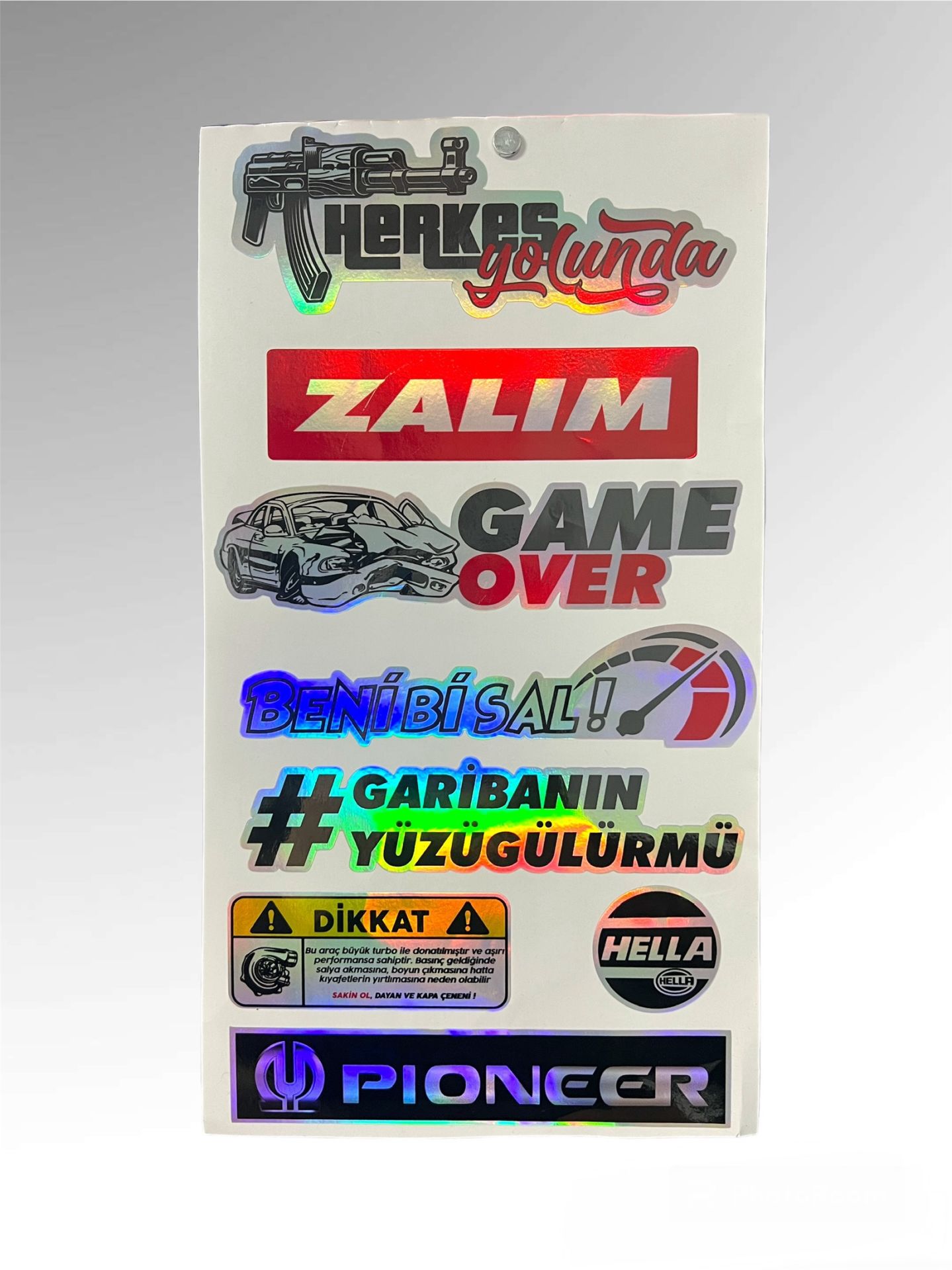 Hologram grup sticker/büyük