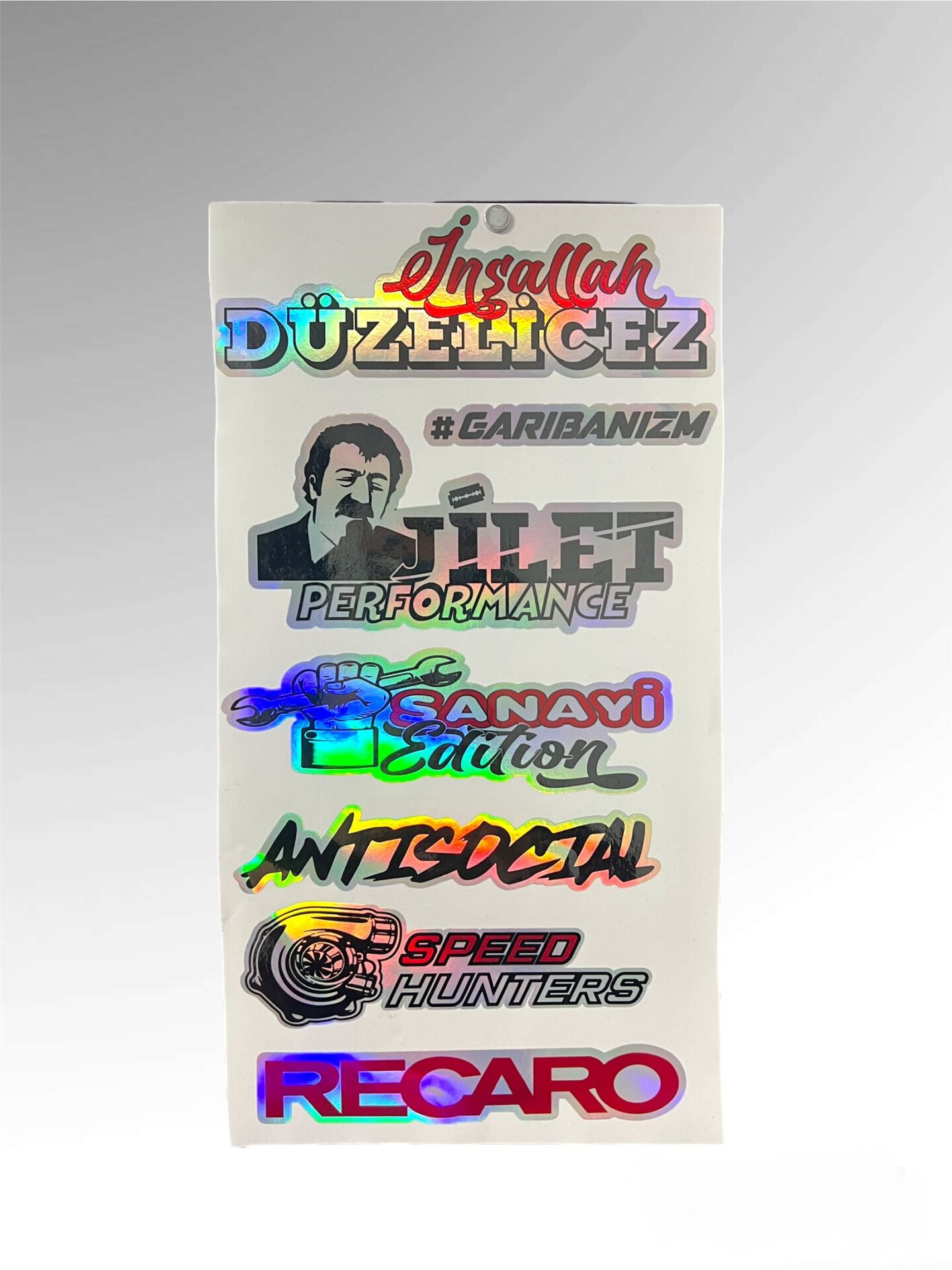 Hologram grup sticker/büyük