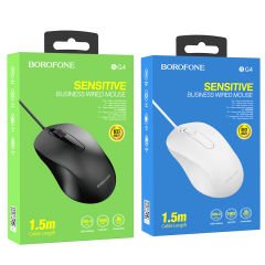 Borofone BG4 Universal Business Wired Mouse