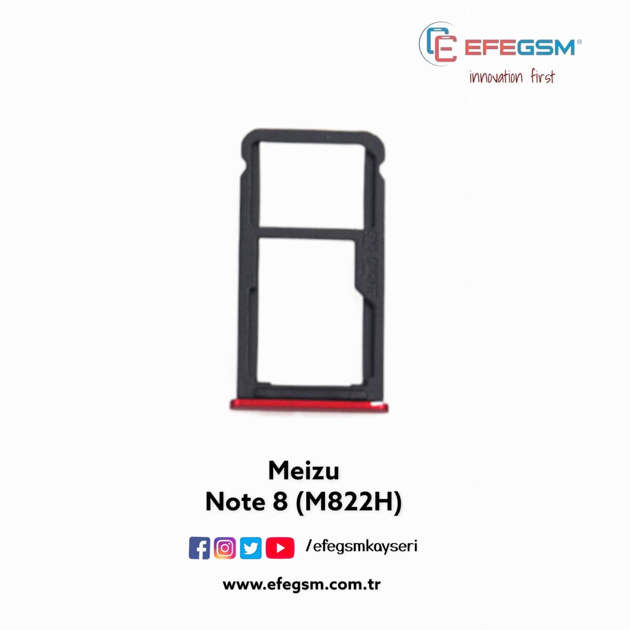 Meizu Note 8 (M822H) Sim Holder