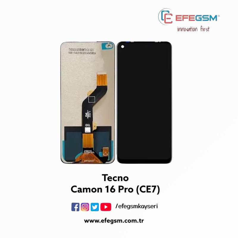 Tecno Camon 16 Pro (CE7) Ekran