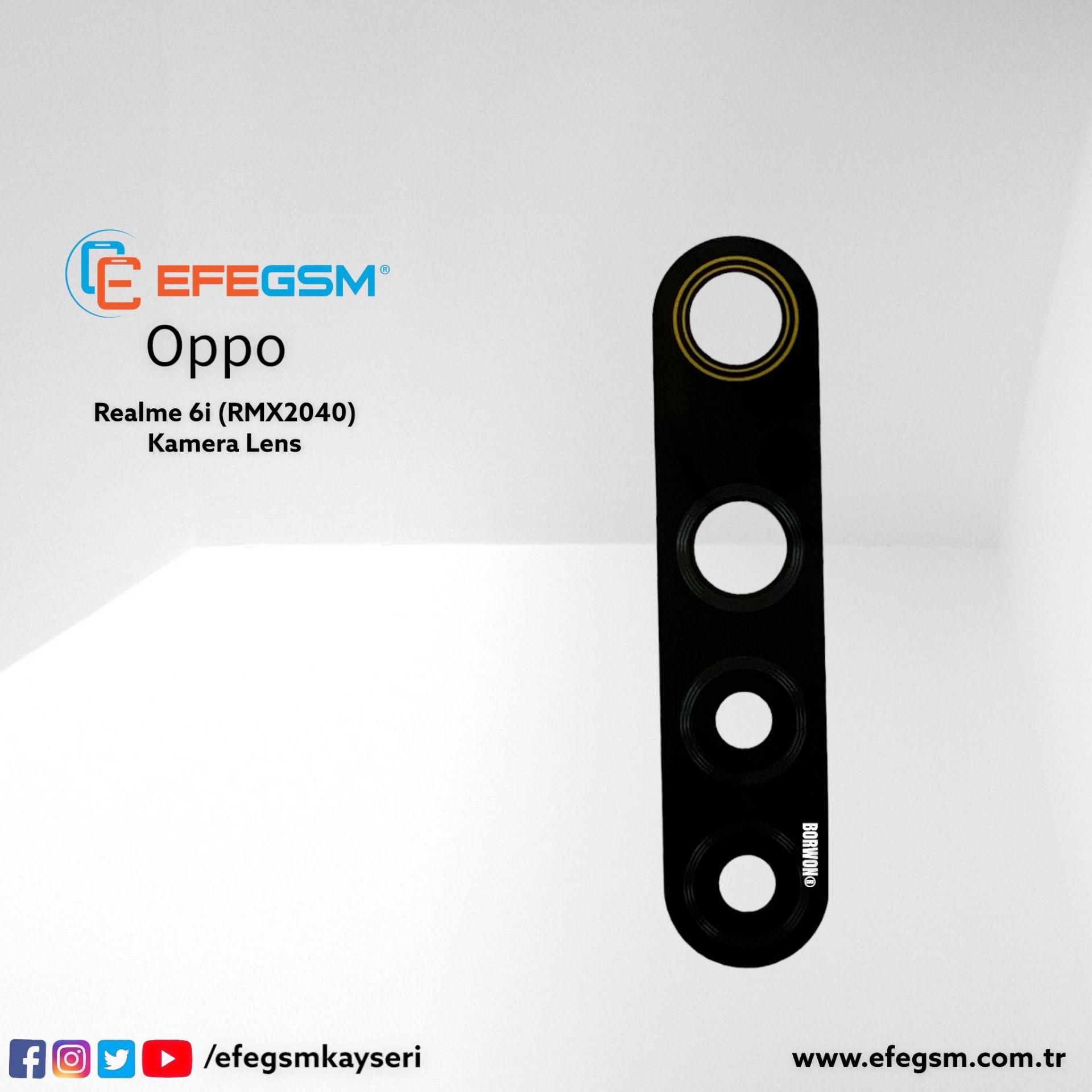 Oppo Realme 6İ (RMX2040) Kamera Lens