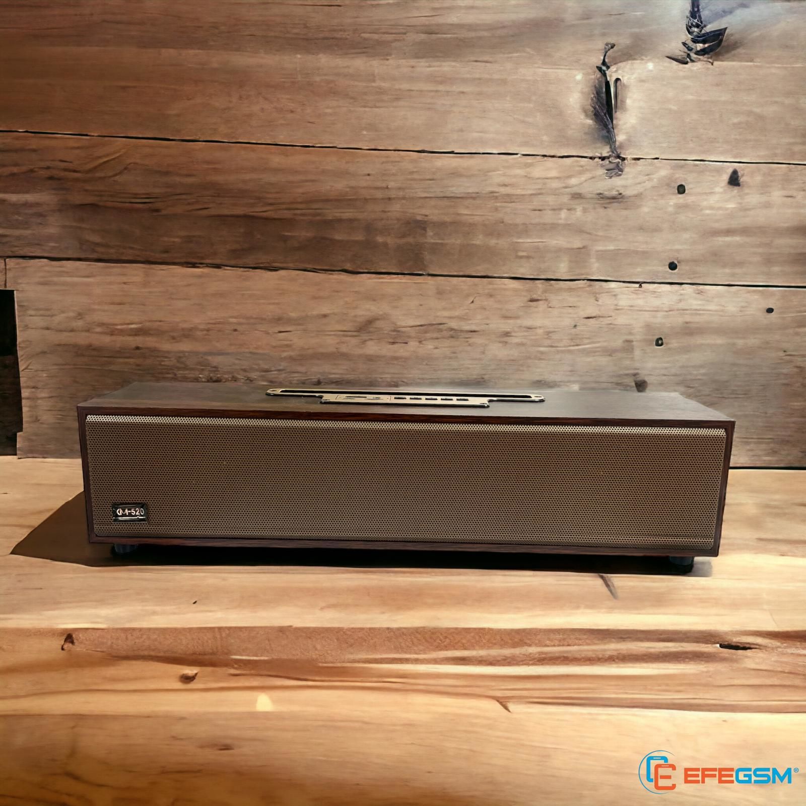 Wooden Body XM-520 Bluetooth Hoparlör