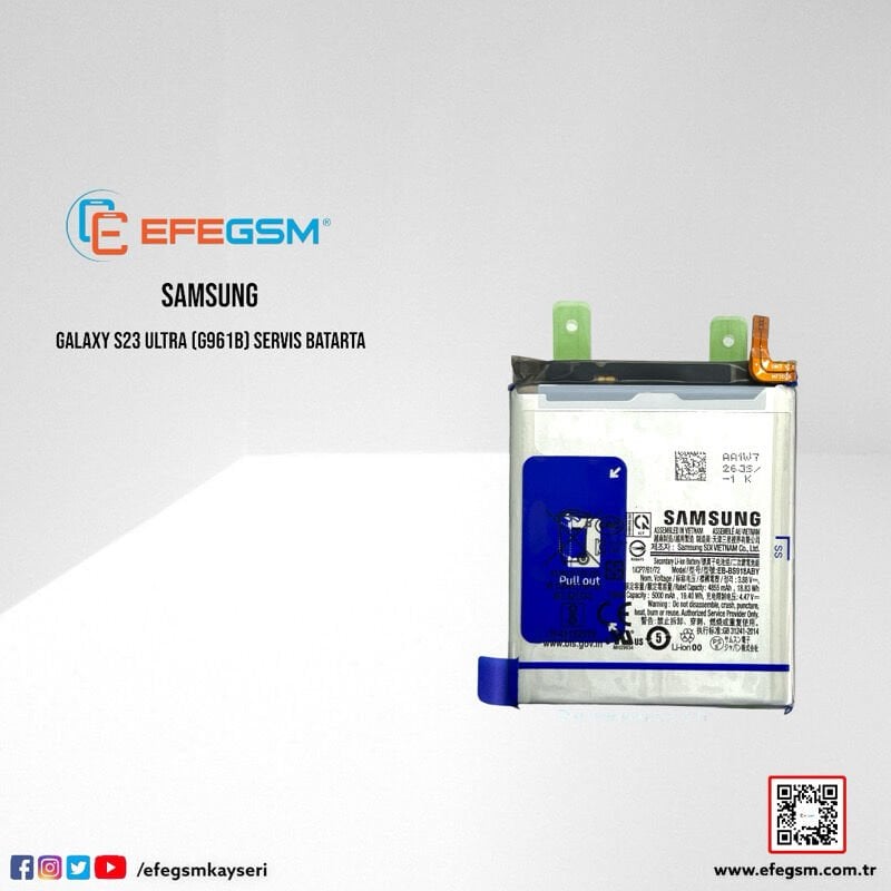 Samsung Galaxy S23 Ultra (G918B) Servis Batarya