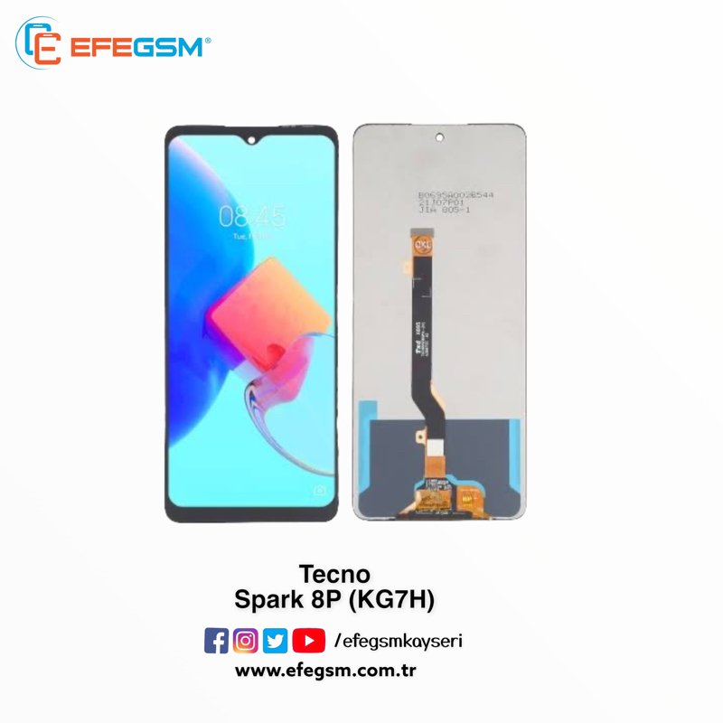 Tecno Spark 8P (KG7H) Ekran