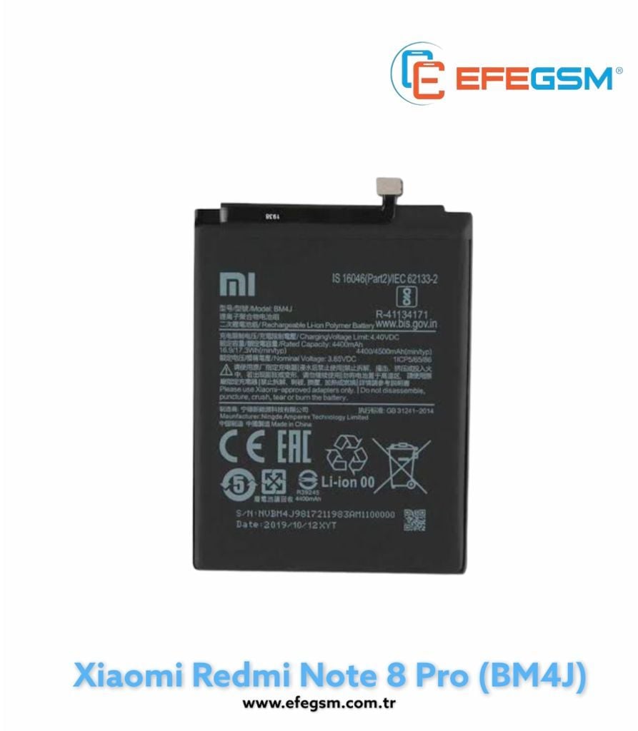 Xiaomi Redmi Note 8 Pro (BM4J) Batarya