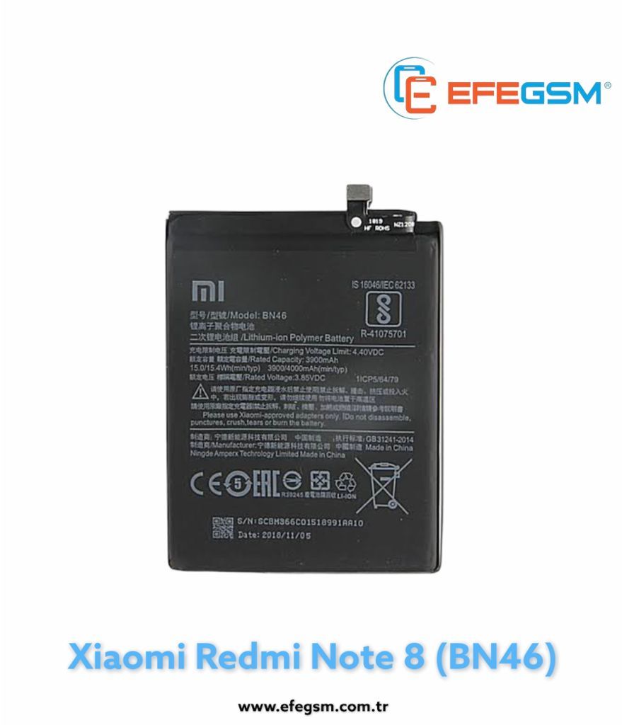 Xiaomi Redmi Note 8 (BN46) Batarya