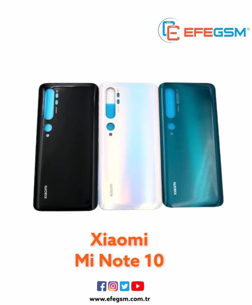 Xiaomi Mi Note 10 Arka Kapak