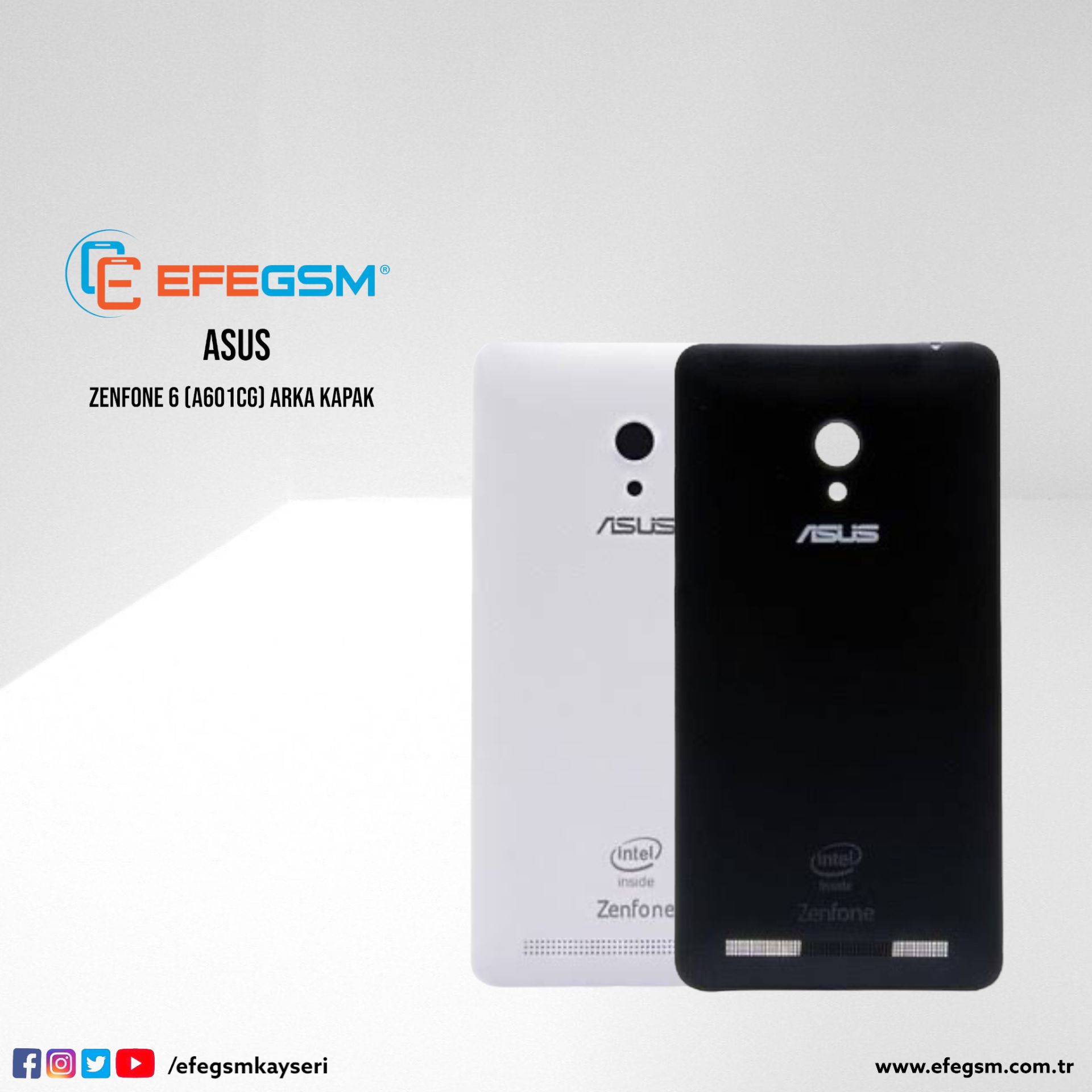 Asus Zenfone 6 (A601CG) Arka Kapak