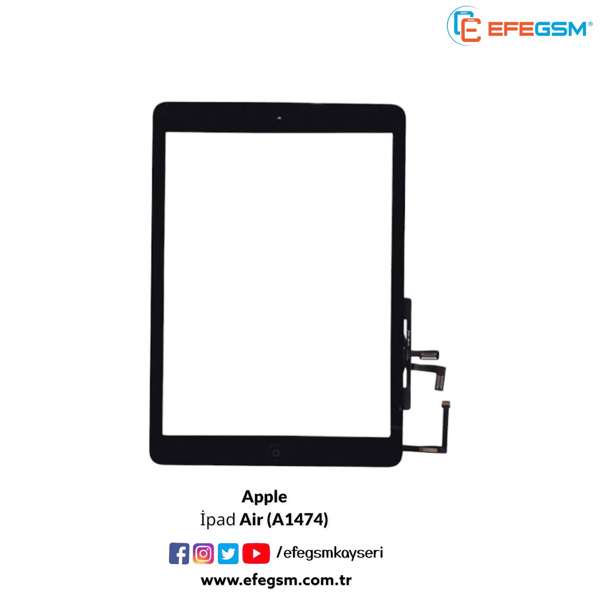 Apple Ipad Air (A1474) Dokunmatik