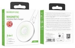 Borofone BQ18 Energy 3in1 Wireless Magnetic Hızlı Şarj