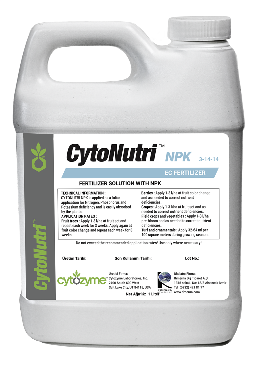 CytoNutri Npk 3-14-14 5Lt