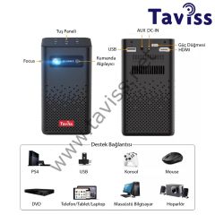 Taviss TR-20 Pro Smart Projeksiyon Cihazı