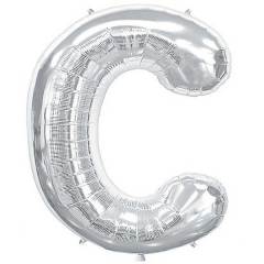C Folyo Balon 40' 100 cm-Gümüş