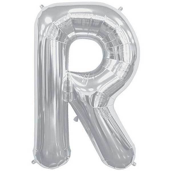 R Folyo Balon 40' 100 cm-Gümüş