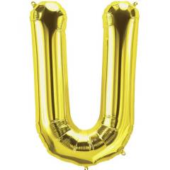 U Folyo Balon 40' 100 cm-Gold