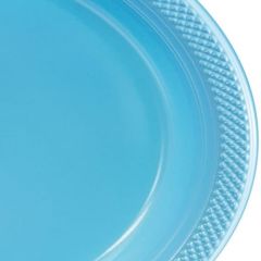 Mavi Plastik Lüks Tabak 22 cm - 25 Adet