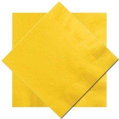 Sarı Lüks Kağıt Peçete 16 Adet