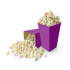 Mor Popcorn Mısır Kutusu 8 Adet