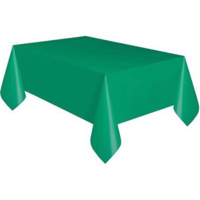 Yeşil Plastik Masa Örtüsü 120x180 cm